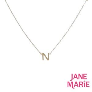 Jane Marie Kids Gold Initial "N" Chain Necklace
